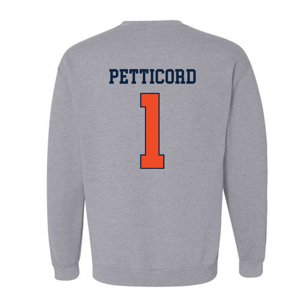 Auburn - NCAA Women's Basketball : Mya Petticord - Generic Shersey Crewneck Sweatshirt-1