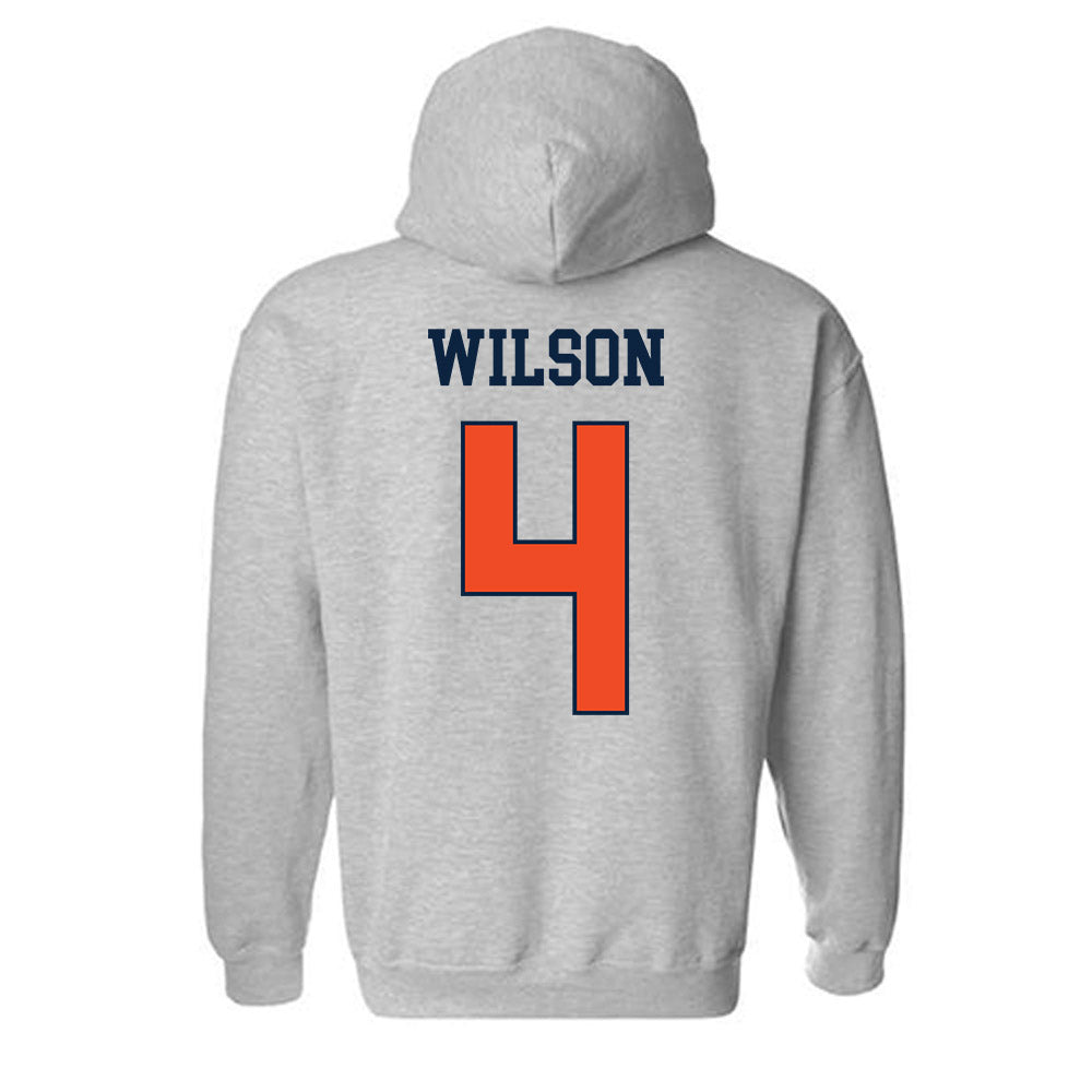 Auburn - NCAA Softball : Daigle Wilson - Generic Shersey Hooded Sweatshirt-1