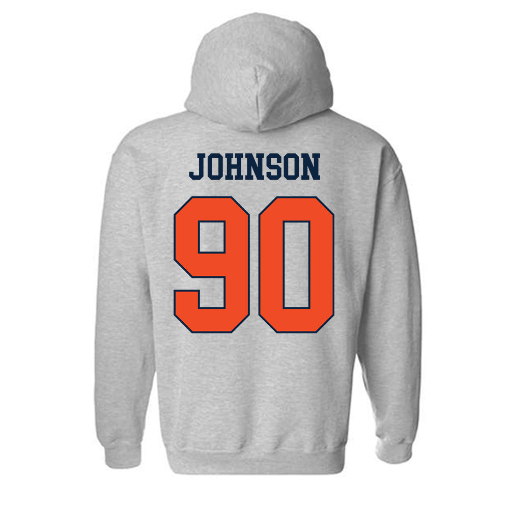 Auburn - NCAA Football : Nathan Johnson - Generic Shersey Hooded Sweatshirt-1