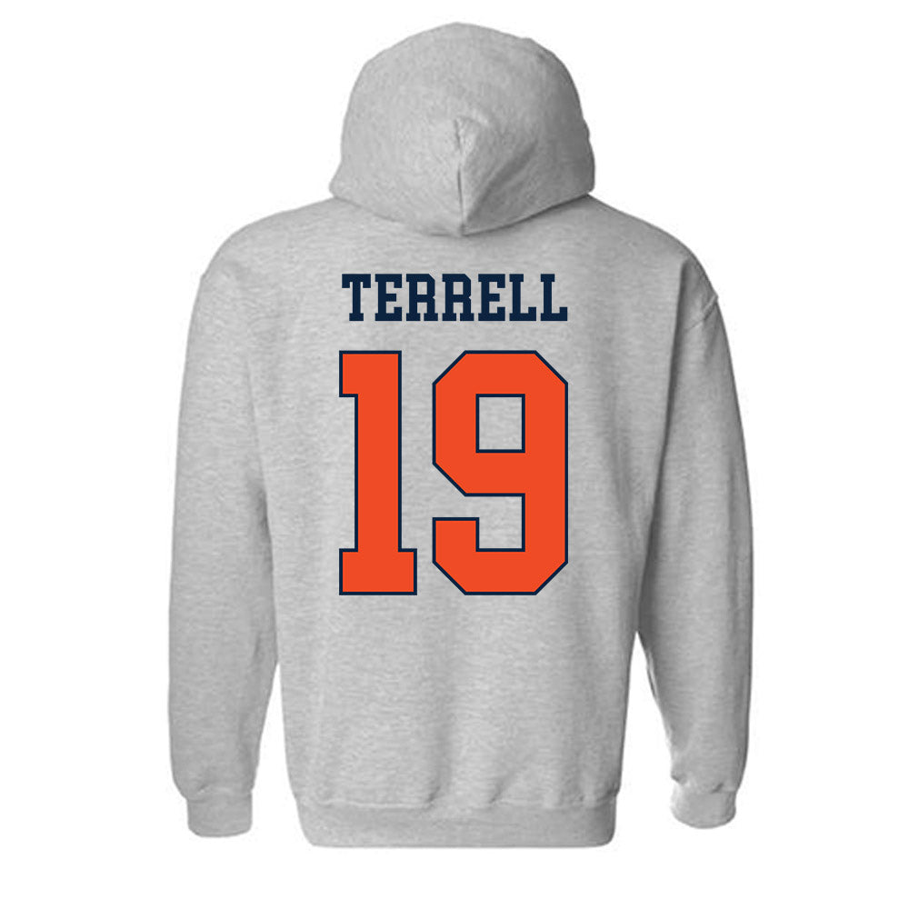 Auburn - NCAA Baseball : Bub Terrell - Generic Shersey Hooded Sweatshirt-1
