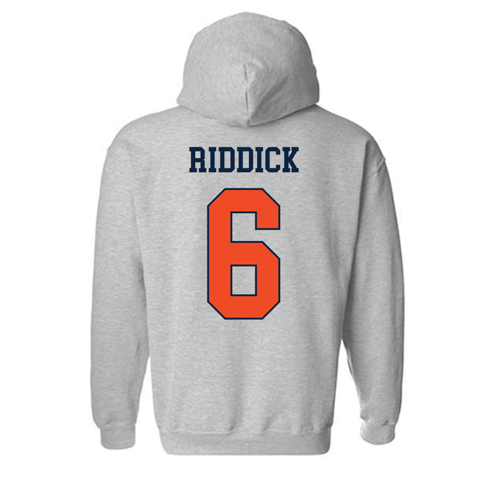 Auburn - NCAA Football : Demarcus Riddick - Generic Shersey Hooded Sweatshirt-1