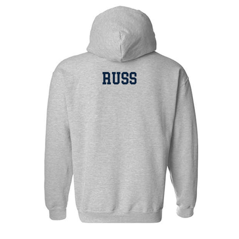 Auburn - NCAA Men's Swimming & Diving : Warner Russ - Generic Shersey Hooded Sweatshirt-1