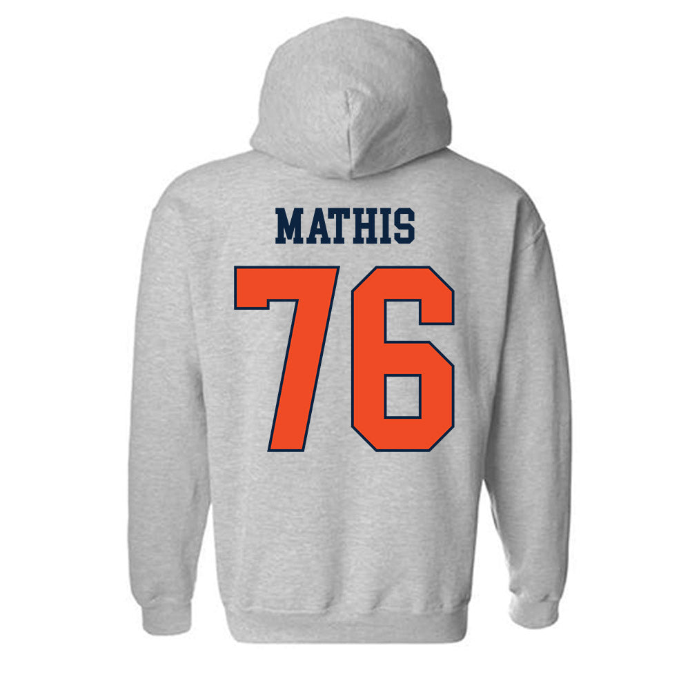Auburn - NCAA Football : Mason Mathis - Generic Shersey Hooded Sweatshirt-1