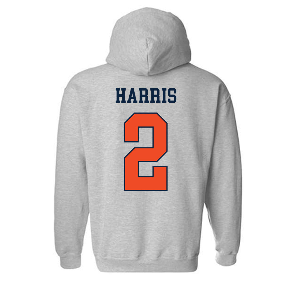 Auburn - NCAA Women's Basketball : Jamia Harris - Generic Shersey Hooded Sweatshirt-1