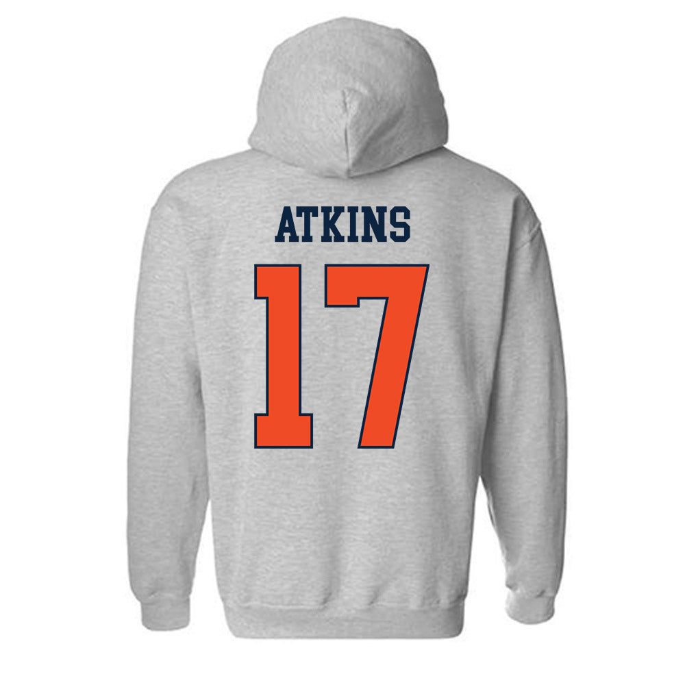 Auburn - NCAA Football : Xavier Atkins - Generic Shersey Hooded Sweatshirt-1