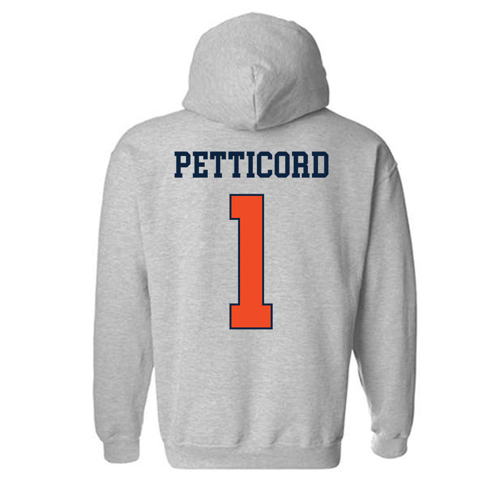 Auburn - NCAA Women's Basketball : Mya Petticord - Generic Shersey Hooded Sweatshirt-1