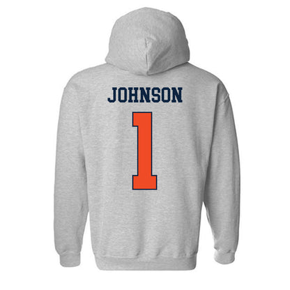 Auburn - NCAA Football : Donovan Johnson - Generic Shersey Hooded Sweatshirt-1
