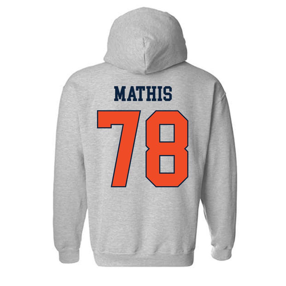 Auburn - NCAA Football : Mason Mathis - Generic Shersey Hooded Sweatshirt-1