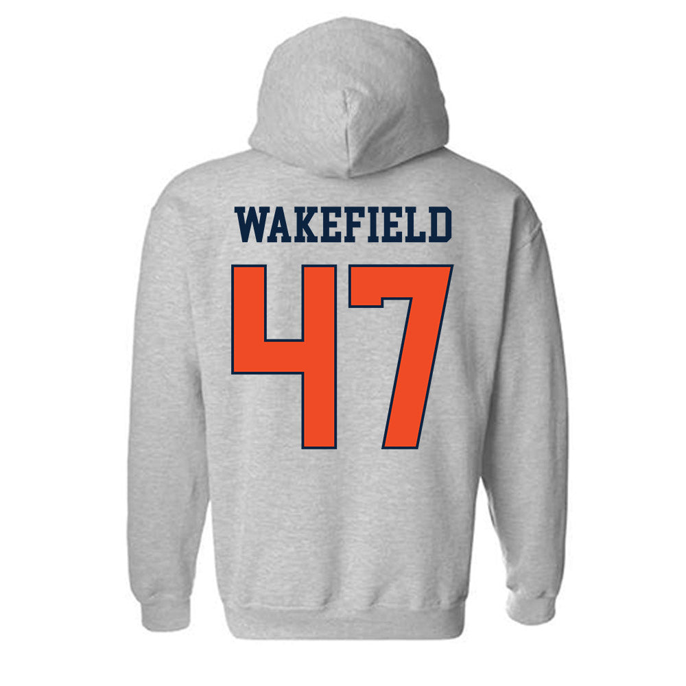 Auburn - NCAA Football : Travis Wakefield - Generic Shersey Hooded Sweatshirt-1