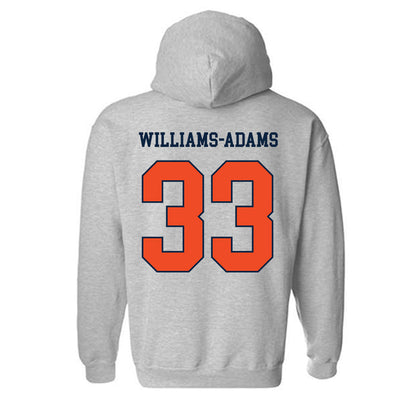 Auburn - NCAA Men's Basketball : Sebastian Williams-Adams - Generic Shersey Hooded Sweatshirt-1