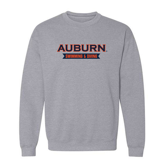 Auburn - NCAA Men's Swimming & Diving : Uros Zivanovic - Generic Shersey Crewneck Sweatshirt-0
