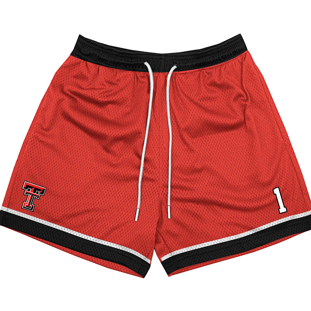 Texas Tech - NCAA Men's Basketball : Tyeree Bryan - Shorts-0