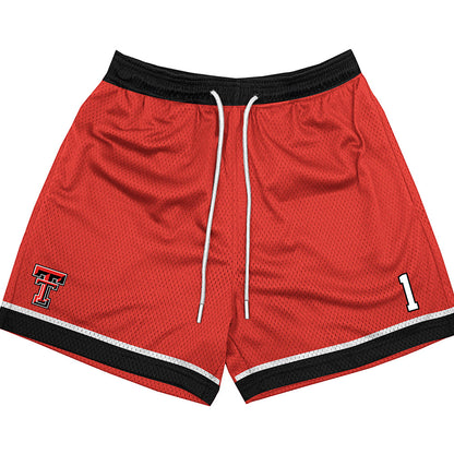 Texas Tech - NCAA Men's Basketball : Tyeree Bryan - Shorts-0