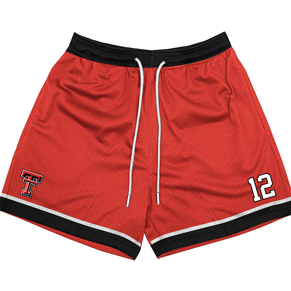 Texas Tech - NCAA Men's Basketball : Donovan Atwell - Shorts-0