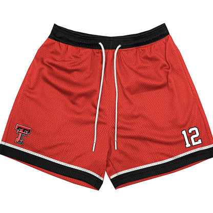 Texas Tech - NCAA Men's Basketball : Donovan Atwell - Shorts-0