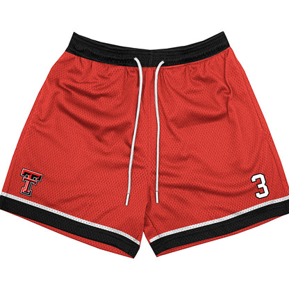 Texas Tech - NCAA Women's Basketball : Julie Nekoln� - Shorts-0