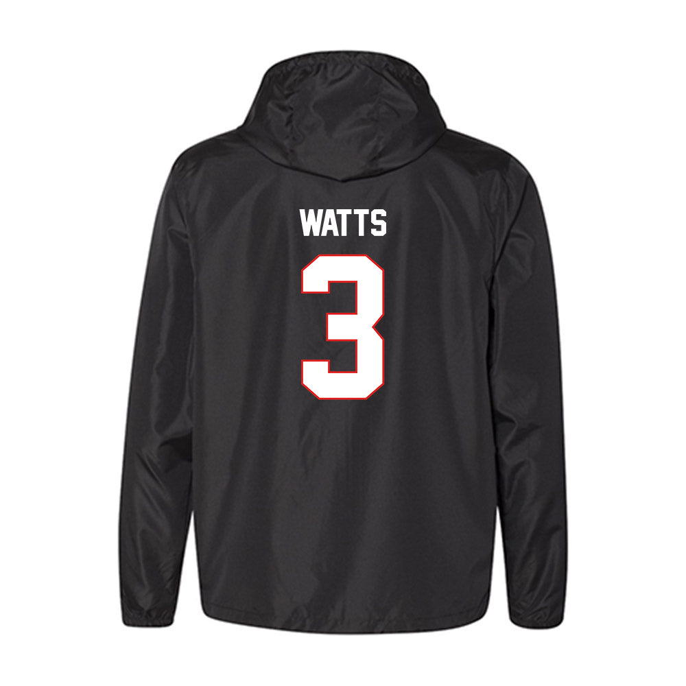 Texas Tech - NCAA Men's Basketball : Lejuan Watts - Windbreaker-1