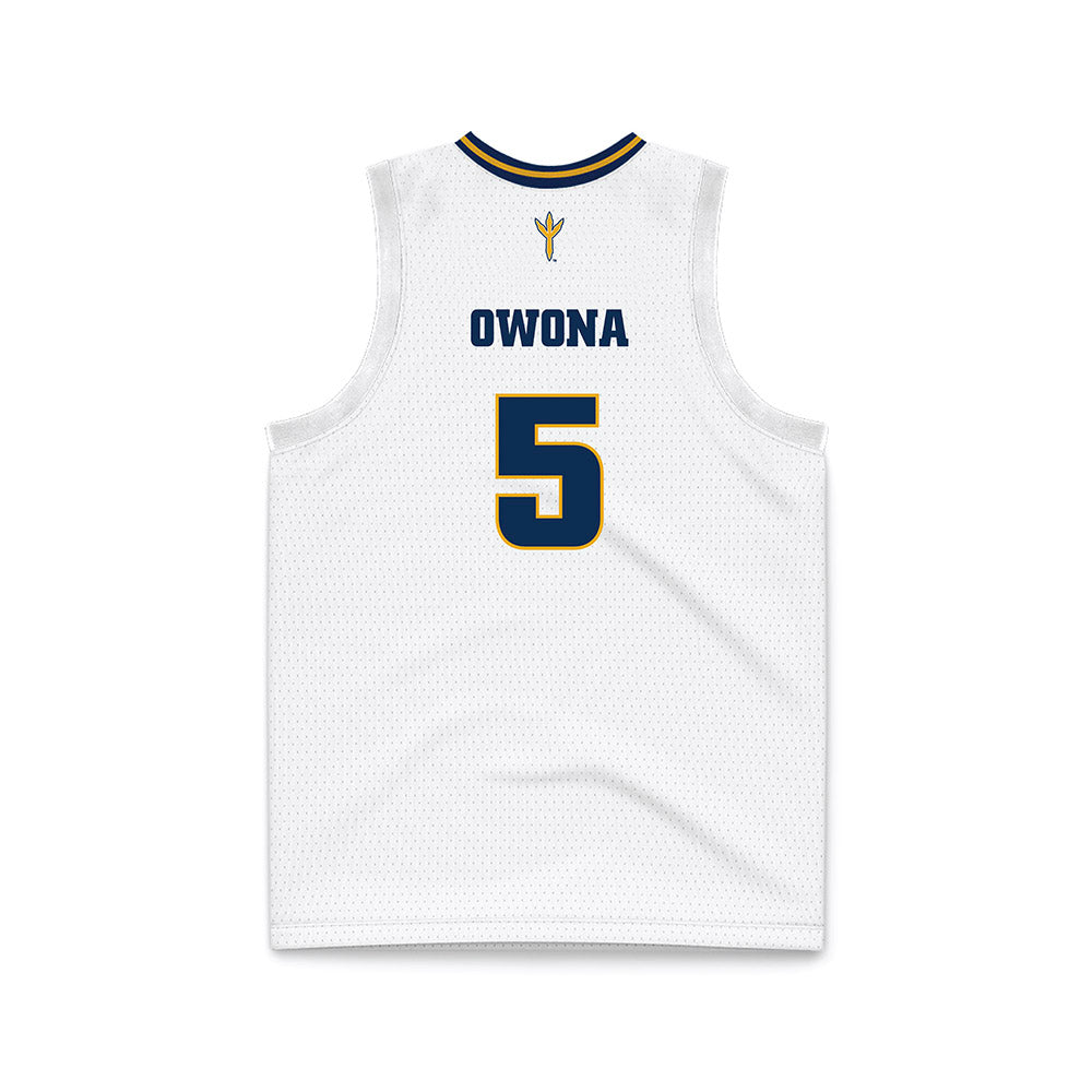 UTC - NCAA Women's Basketball : Sarah Owona - White Basketball Jersey-1