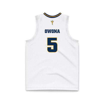 UTC - NCAA Women's Basketball : Sarah Owona - White Basketball Jersey-1
