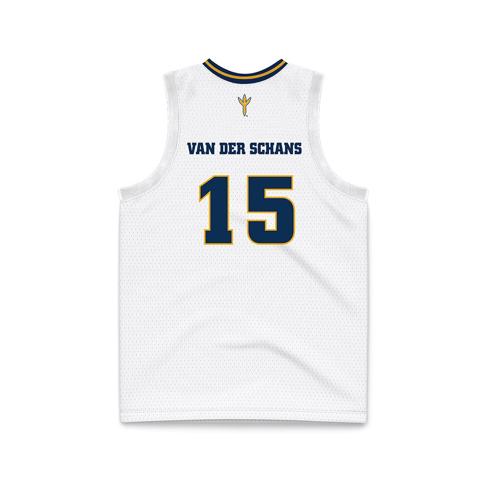 UTC - NCAA Women's Basketball : Frode Flos Van der Schans - White Basketball Jersey-1