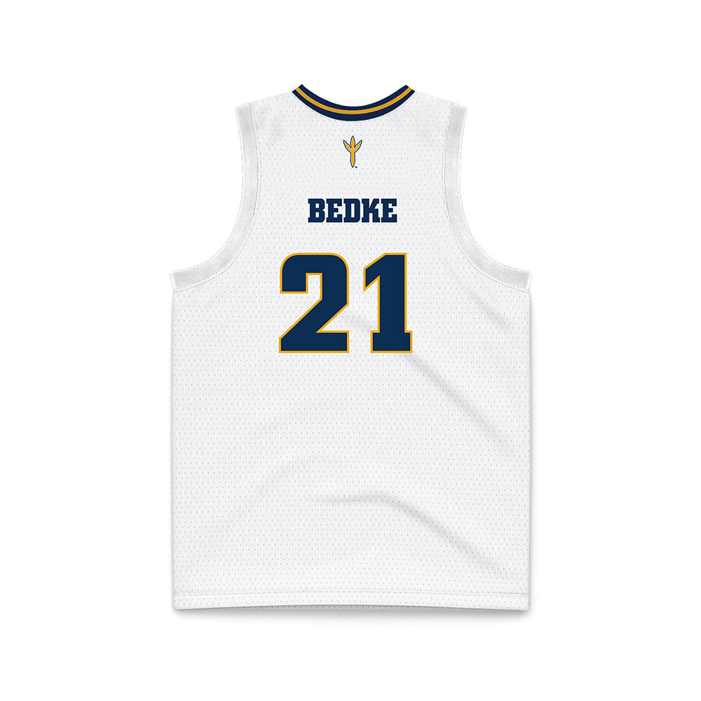 UTC - NCAA Women's Basketball : Falon Bedke - White Basketball Jersey-1