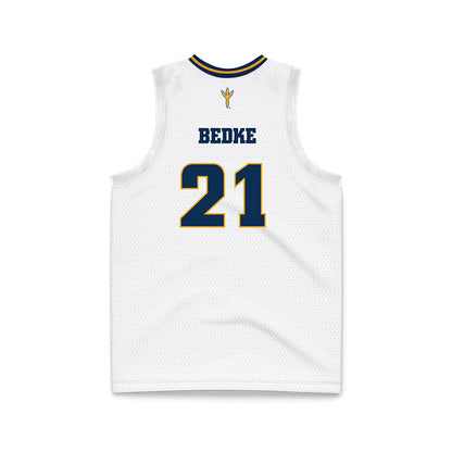 UTC - NCAA Women's Basketball : Falon Bedke - White Basketball Jersey-1