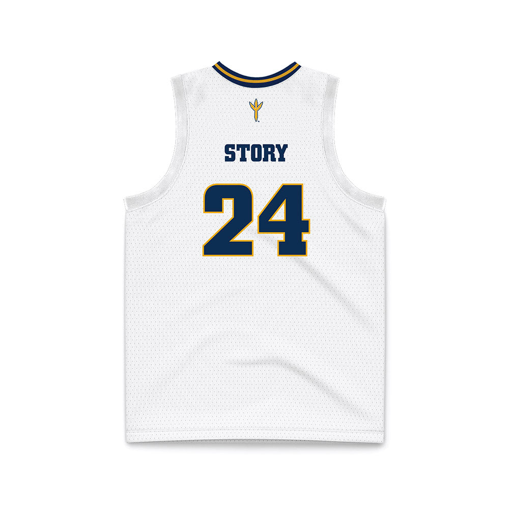 UTC - NCAA Women's Basketball : Aaliyah Story - White Basketball Jersey-1