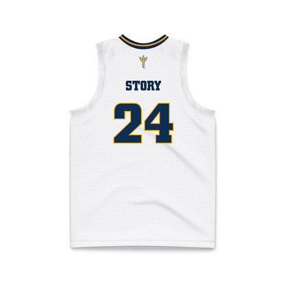 UTC - NCAA Women's Basketball : Aaliyah Story - White Basketball Jersey-1