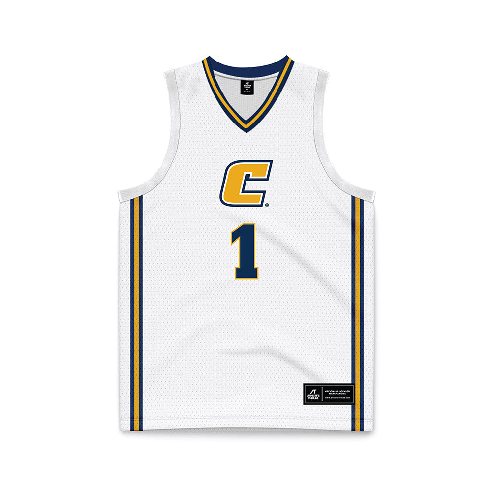 UTC - NCAA Women's Basketball : Sinae Hill - White Basketball Jersey-0