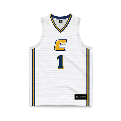 UTC - NCAA Women's Basketball : Sinae Hill - White Basketball Jersey-0