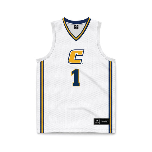 UTC - NCAA Women's Basketball : Sinae Hill - White Basketball Jersey-0