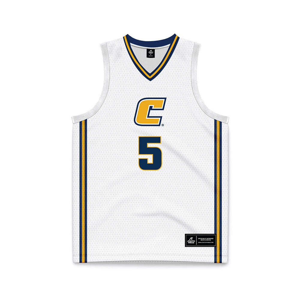 UTC - NCAA Women's Basketball : Sarah Owona - White Basketball Jersey-0