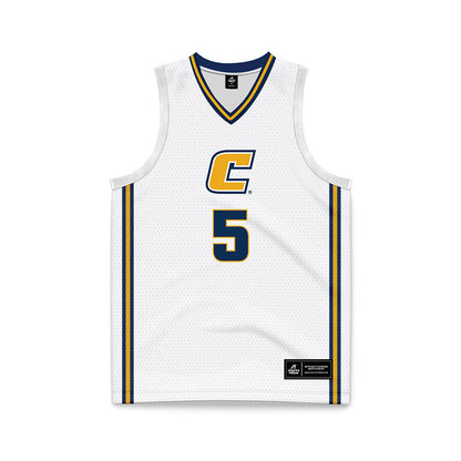 UTC - NCAA Women's Basketball : Sarah Owona - White Basketball Jersey-0
