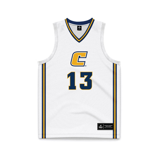 UTC - NCAA Women's Basketball : Lydia Ledford - White Basketball Jersey-0