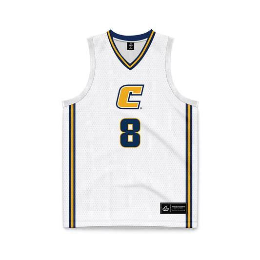 UTC - NCAA Women's Basketball : Evie Bruce - White Basketball Jersey-0