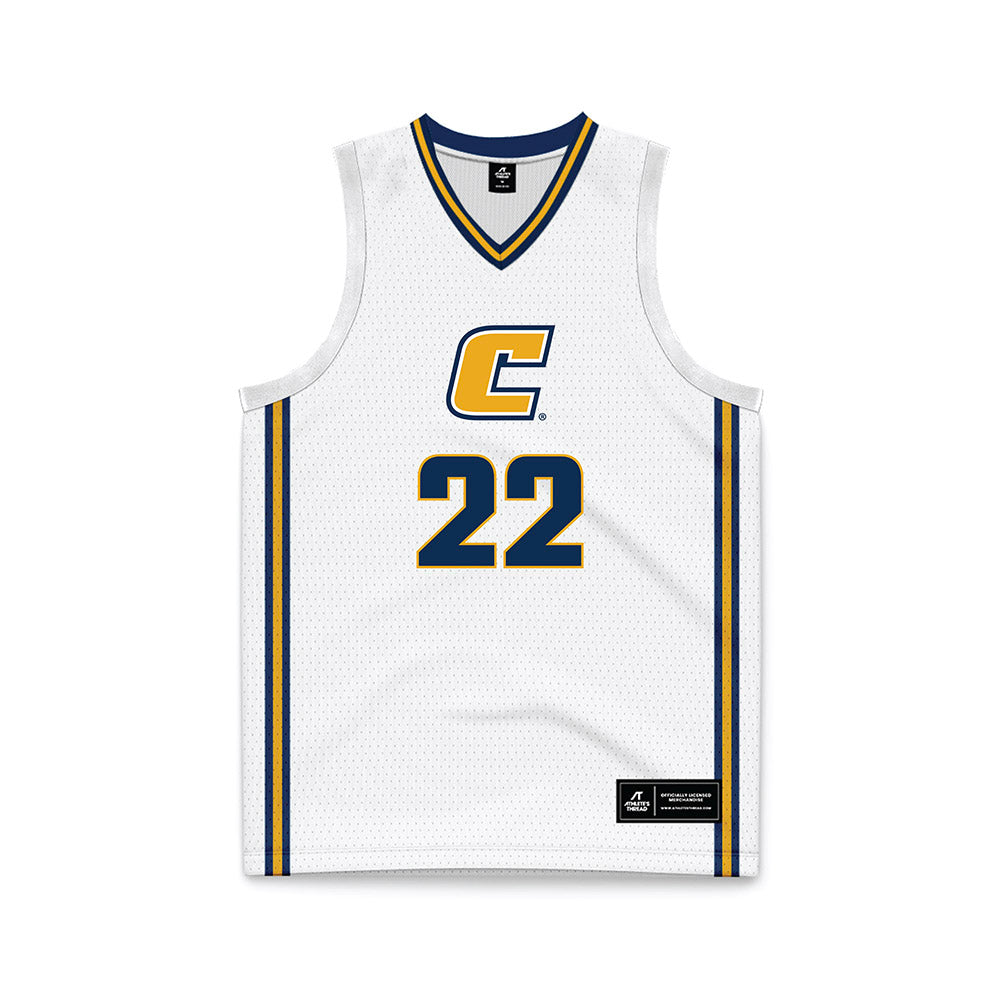 UTC - NCAA Women's Basketball : TaTianna Stovall - White Basketball Jersey-0