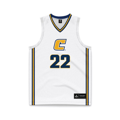 UTC - NCAA Women's Basketball : TaTianna Stovall - White Basketball Jersey-0