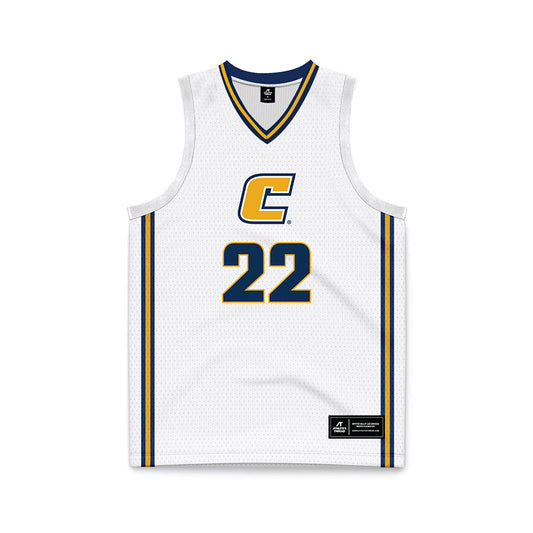 UTC - NCAA Women's Basketball : TaTianna Stovall - White Basketball Jersey-0