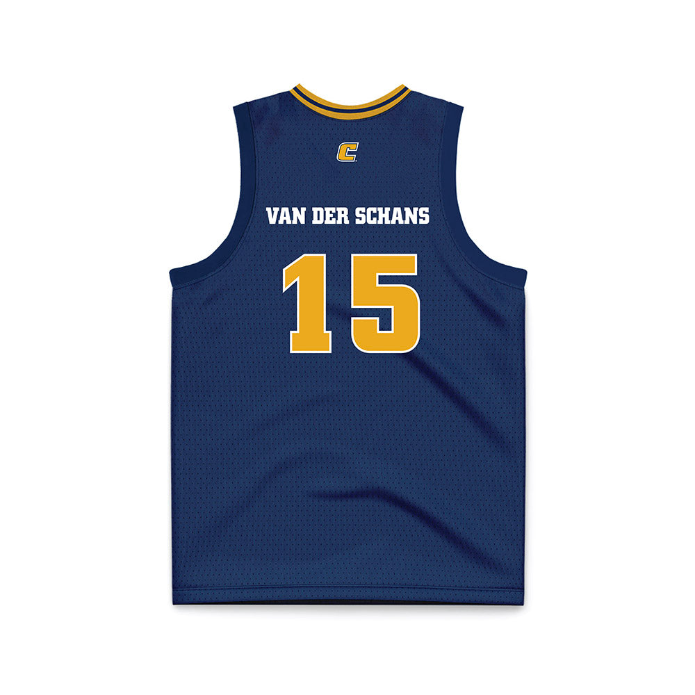 UTC - NCAA Women's Basketball : Frode Flos Van der Schans - Navy Basketball Jersey-1