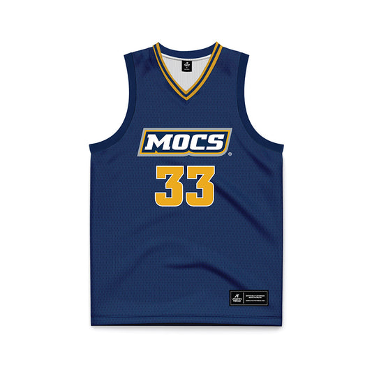 UTC - NCAA Women's Basketball : Kameran Wilson - Navy Basketball Jersey-0