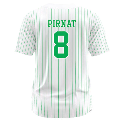 Marshall - NCAA Softball : Makenna Pirnat - White Pinstripe Jersey-1