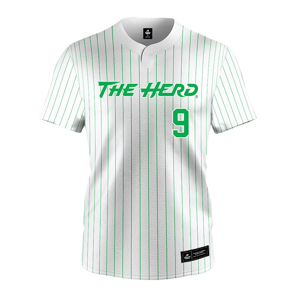Marshall - NCAA Softball : Rylan Miller - White Pinstripe Jersey-0