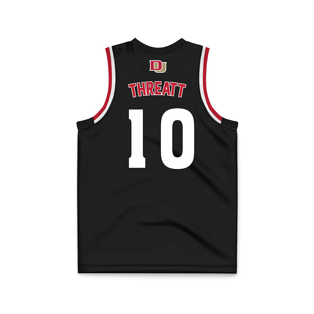 DU - NCAA Men's Basketball : Logan Threatt - Black Basketball Jersey-1