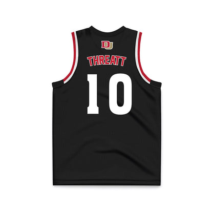 DU - NCAA Men's Basketball : Logan Threatt - Black Basketball Jersey-1