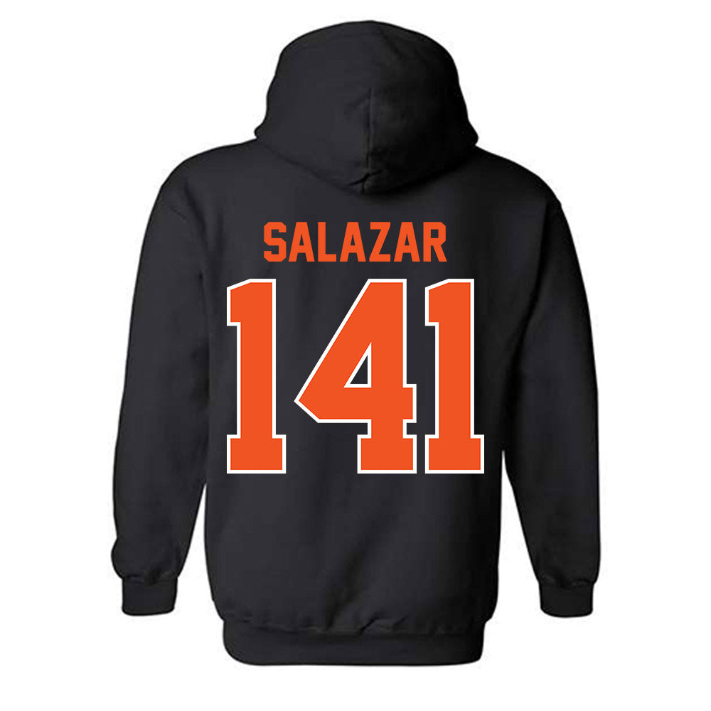 Oklahoma State - NCAA Wrestling : Ramon Salazar - Classic Shersey Hooded Sweatshirt-1