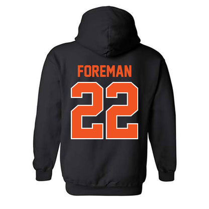 Oklahoma State - NCAA Football : Kobi Foreman - Classic Shersey Hooded Sweatshirt-1