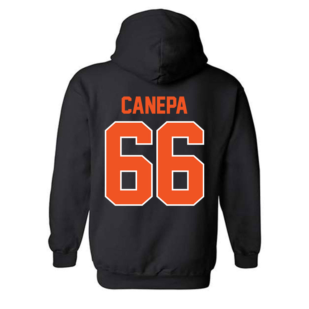 Oklahoma State - NCAA Football : Louie Canepa - Classic Shersey Hooded Sweatshirt-1
