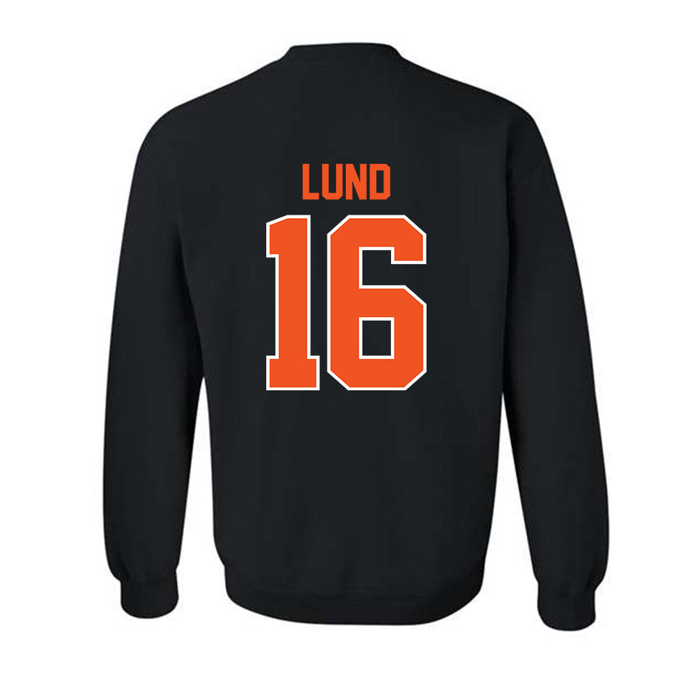 Oklahoma State - NCAA Baseball : Ethan Lund - Classic Shersey Crewneck Sweatshirt-1