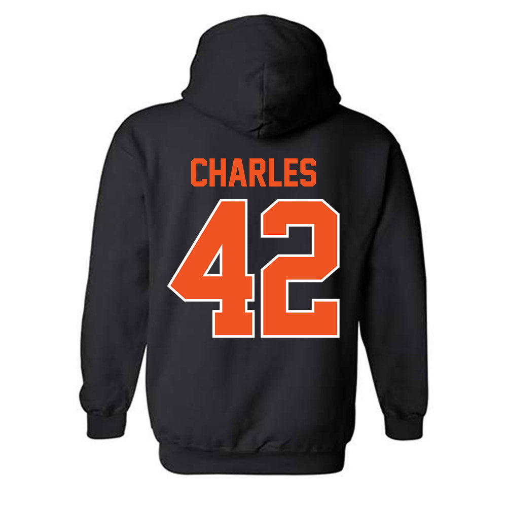 Oklahoma State - NCAA Football : Malik Charles - Classic Shersey Hooded Sweatshirt-1
