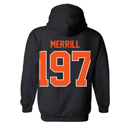 Oklahoma State - NCAA Wrestling : Cody Merrill - Classic Shersey Hooded Sweatshirt-1
